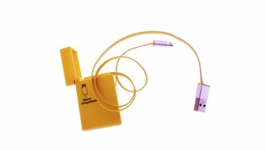 Cablu USB-microUSB Color, Retractabil -cutie