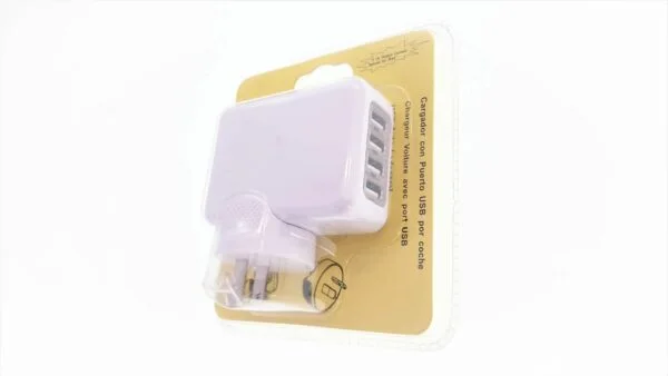 Incarcator Retea US 4 X USB Tensiune intrare 100-240V , iesire 5 V max 2.1A - imagine 2