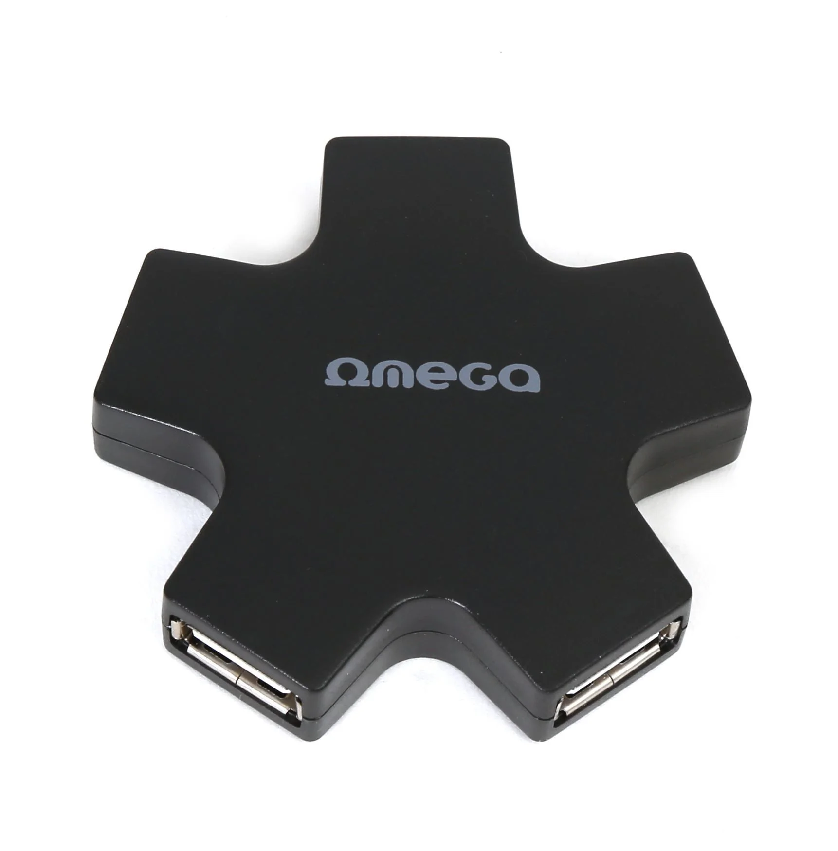 OMEGA USB 2.0 HUB 4 PORT STAR BLACK