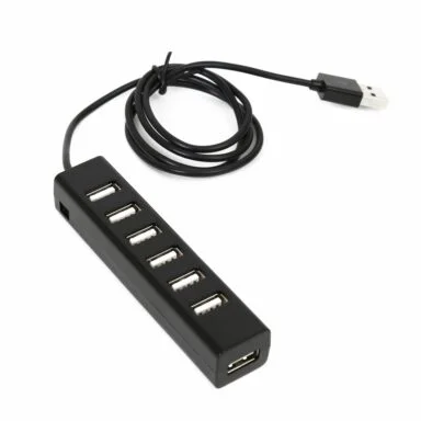 Hub 7 porturi USB 2.0 , Platinet 42806, negru
