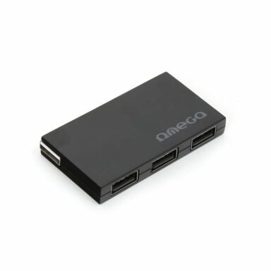 OMEGA USB 2.0 HUB 4 PORT BOX BLACK