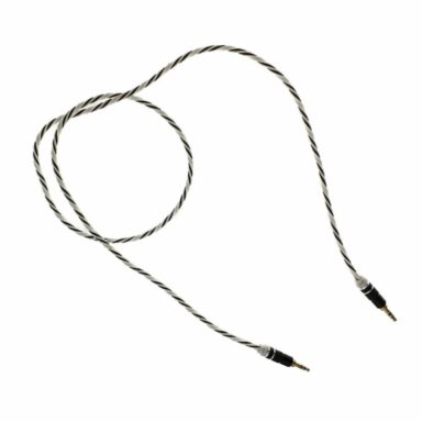 Cablu Audio jack 3.5mm tata – jack 3.5mm tata,stereo,1m,siliconic,alb cu negru