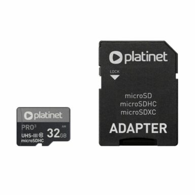 Card microSDHC 32 Gb UHS-III 70MB/S Platinet Pro 44003 , clasa 10 cu adaptor