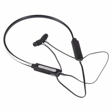 Casti magnetice cu guler, in ear, Bluetooth v4.2 Maxell EB-BT200, baterie dubla, microfon, cablu plat, controler, negre