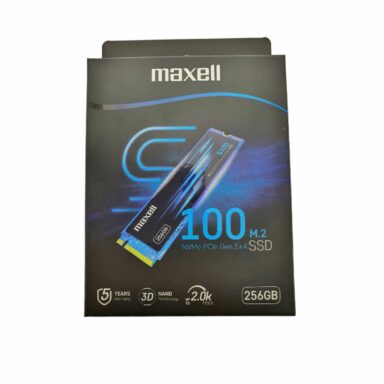 SSD M.2 2280 NVMe PCIe Gen 3 X 4, 256 Gb, Maxell Black S100, viteza citire / scriere pana la 2000 / 1200 Mb/s
