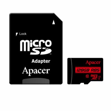 MicroSDHC Card Apacer 128GB clasa 10 UHS-I cu adaptor, 85MB/s