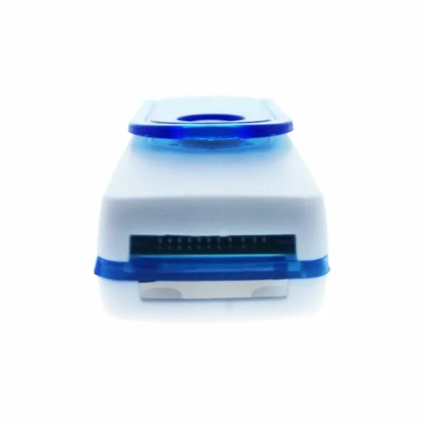 Cititor USB 2.0 pentru carduri de memorie MicroSD, SDHC, M2, MMC, cu capac rotativ, albastru - imagine 2