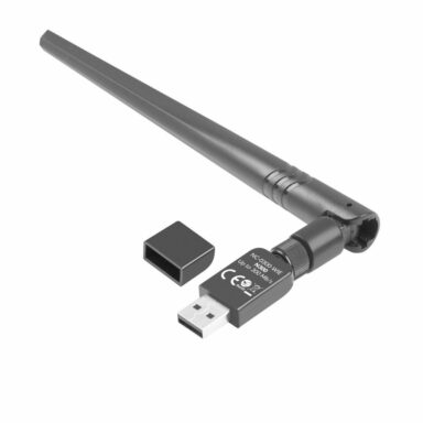 Adaptor wireless Lanberg 42157, 300 Mbps, cu antena, MIMO, USB 2.0, mini