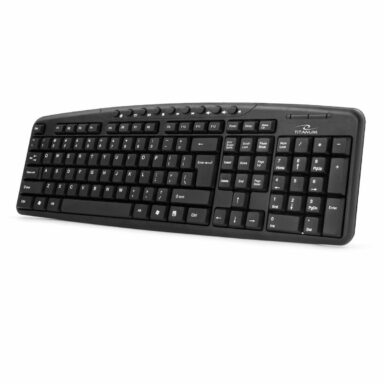 Tastatura cu fir si conectare USB, Titanum Fresno TK107, 9 taste multimedia, cablu 140 cm, neagra