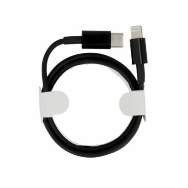 Cablu USB Tip C Tata La Conector Lightning, QuickCharge 3.0, PD 2.0, 1m, Negru