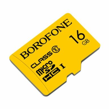 Card microSDHC 16 Gb clasa 10, Borofone, viteza citire si scriere 85 / 10 MBs