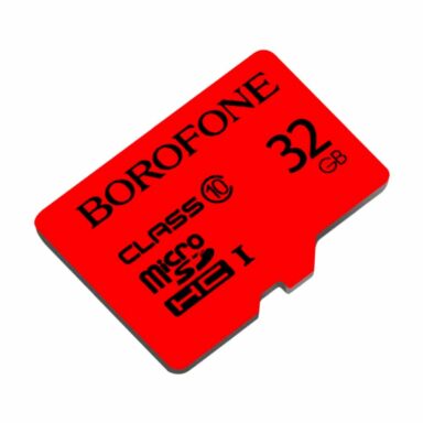 Card microSDHC 32 Gb clasa 10, Borofone, viteza citire si scriere 85 / 10 MBs