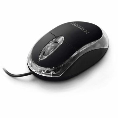 Mouse optic USB , 1000 DPI, Extreme Camille, cu 3 butoane, lungime cablu 1.2 metri, negru