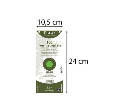 100 Benzi de documentare Forevel 105X240 - Verde - imagine 2