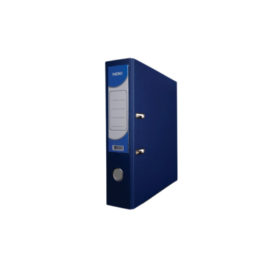 Biblioraft Noki A4 75mm PP/Carton albastru