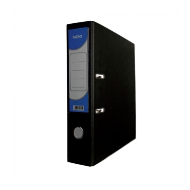 Biblioraft Noki A4 75mm PP/Carton negru