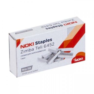 Capse Noki 6452, nr.10, 15 coli, alb/zincat, set 1000 buc