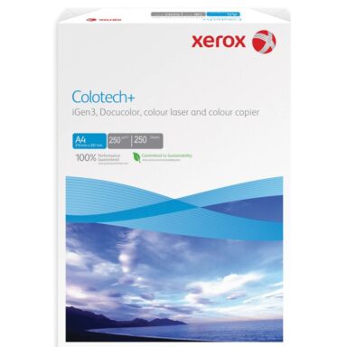Hartie copiator A4 Xerox Colotech, 250g/mp, top 250 coli (copiază)